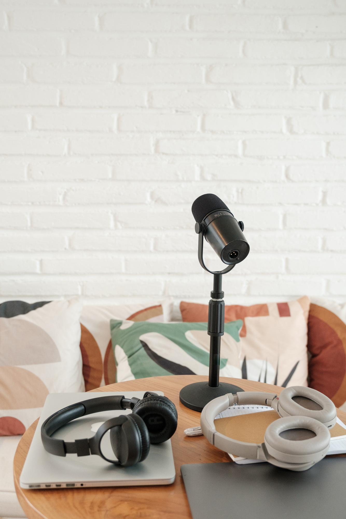 Headphones and Microphone for Podcast
